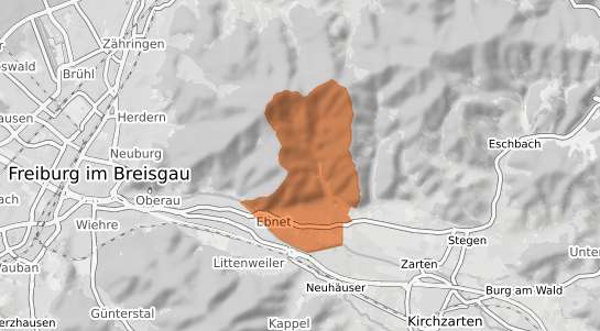 Mietspiegelkarte Freiburg im Breisgau Ebnet